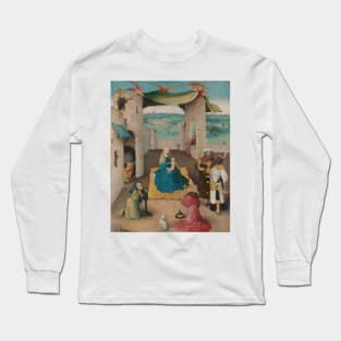 Adoration of the Magi - Hieronymus Bosch Long Sleeve T-Shirt